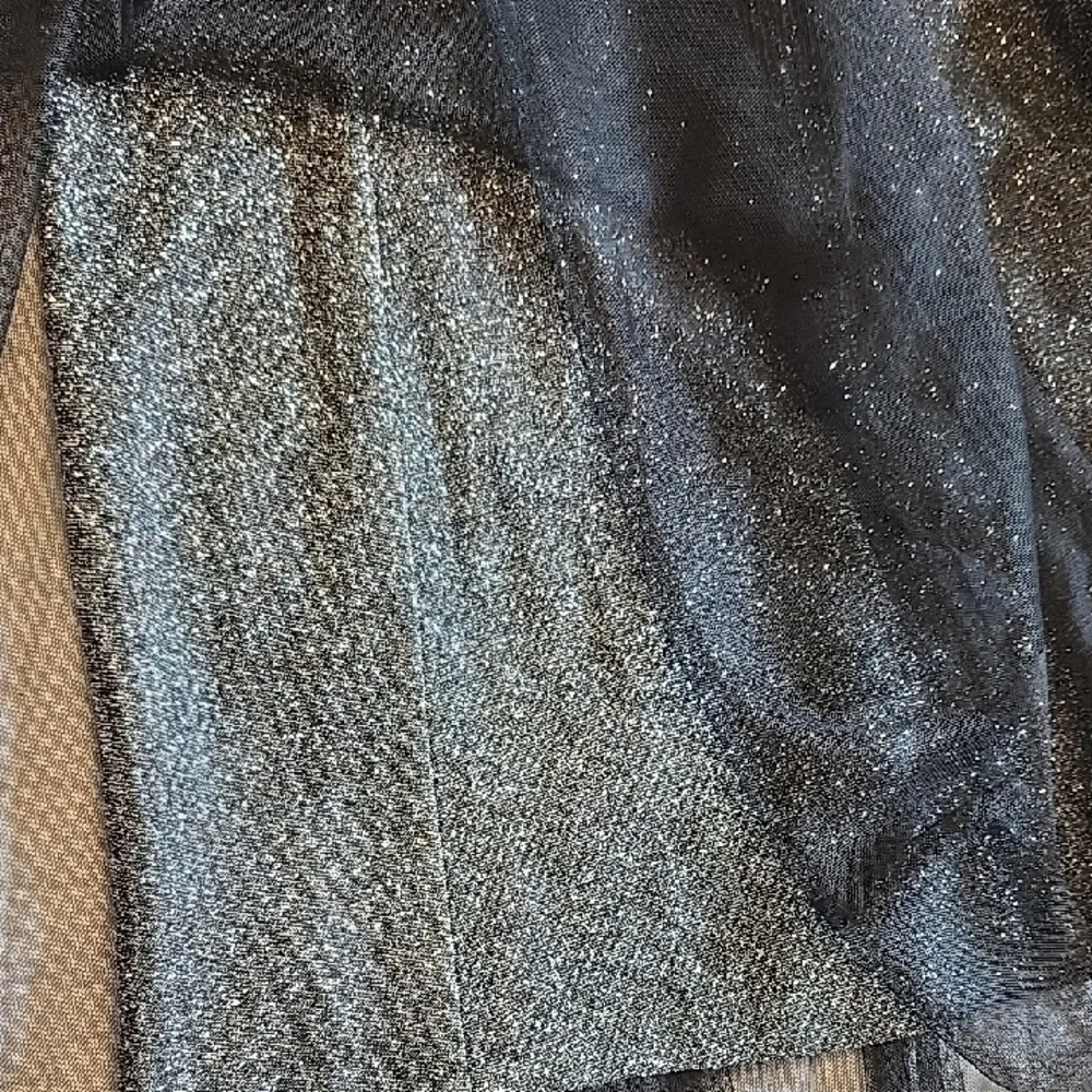 She + Sky Black Sparkle Midi Skirt - Picture 7 of 8